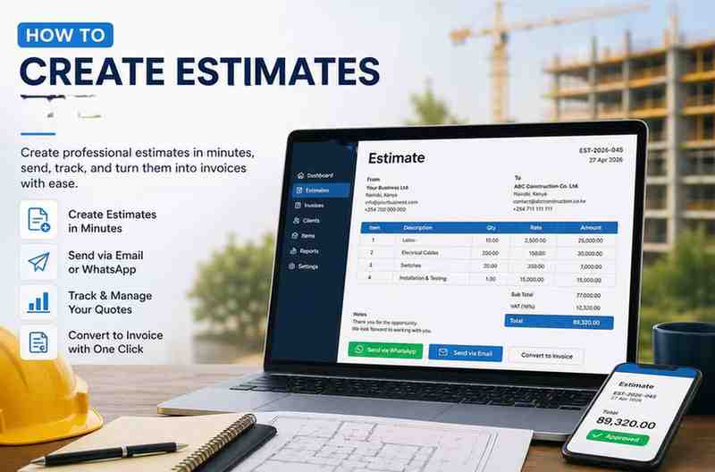 How to Create Professional Estimates and Quotations