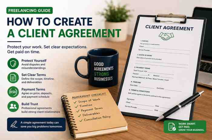 How to Create a Client Agreement (Freelancers Guide)