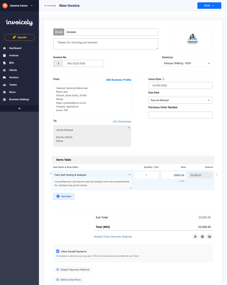 Invoice Preview