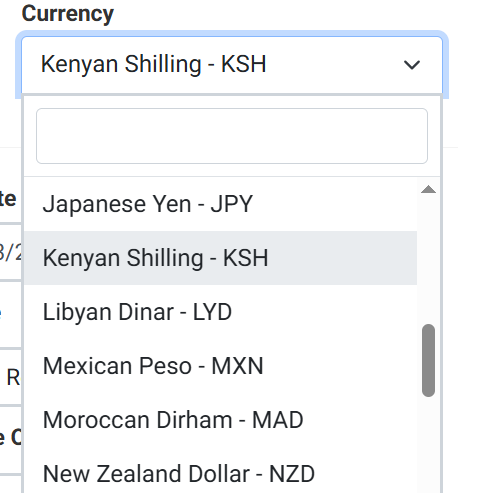 Multi‑Currency Support