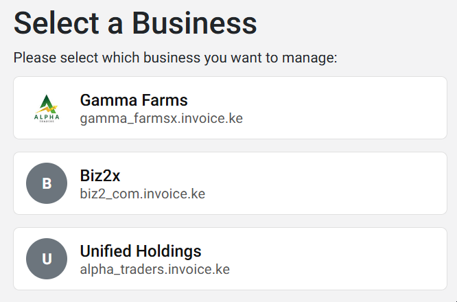 Instant Business Switching