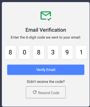Verify email